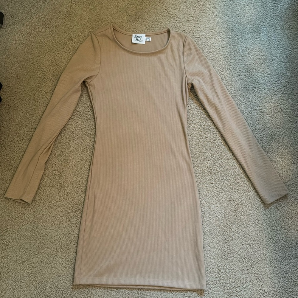 Princess Polly tan bodycon dress